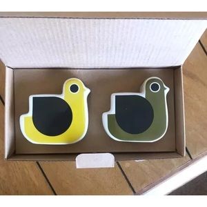 Orla Kiely hens salt and pepper shakers set